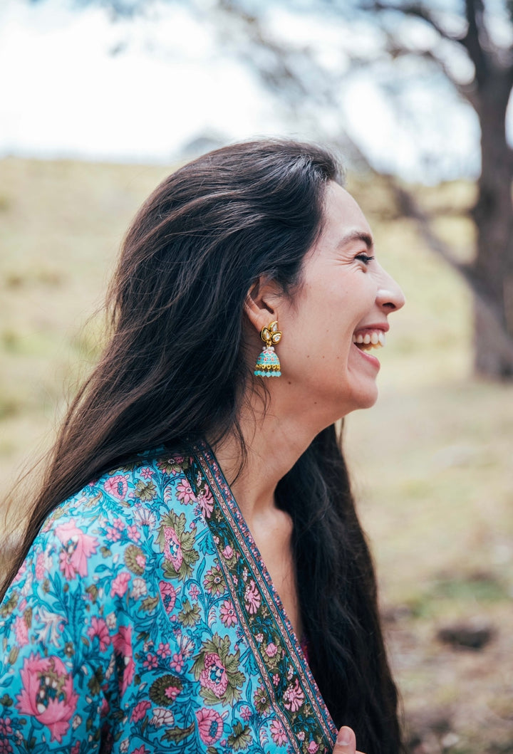 Star Dust Kimono ~ Turquoise