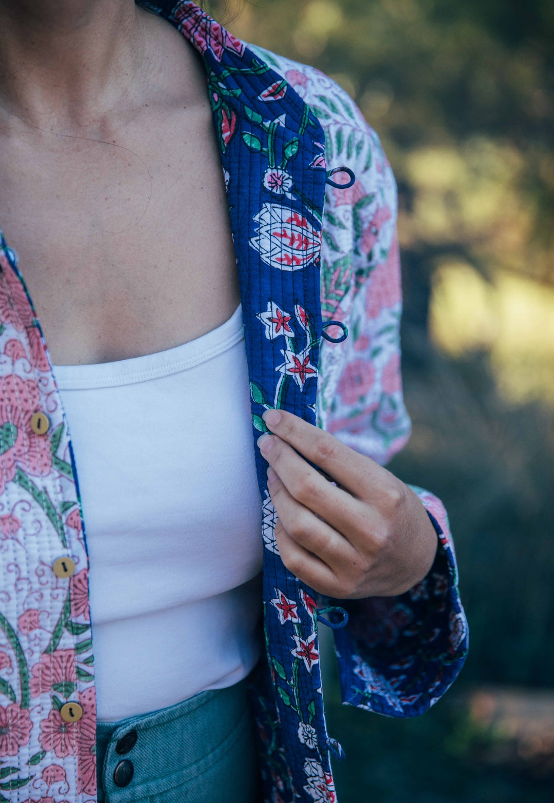 Violet reversible Jacket - Navy