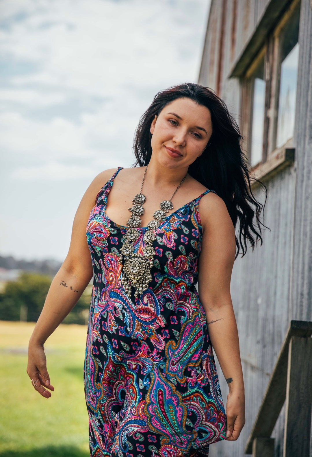 Azalea Slip Dress ~ Noir