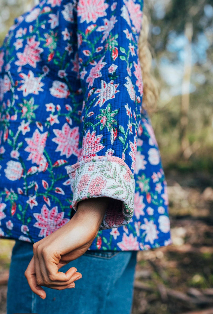 Violet reversible Jacket - Navy