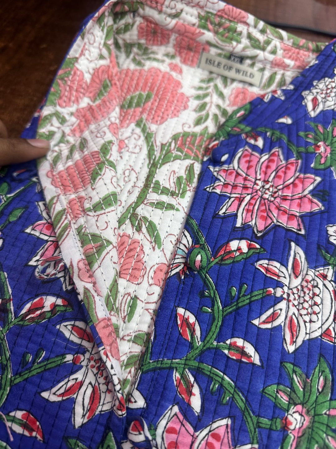 Violet reversible Jacket - Navy