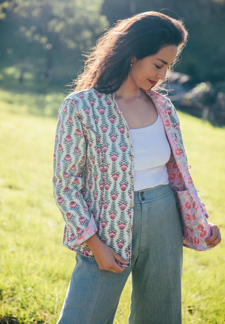 Violet reversible Jacket - Rose