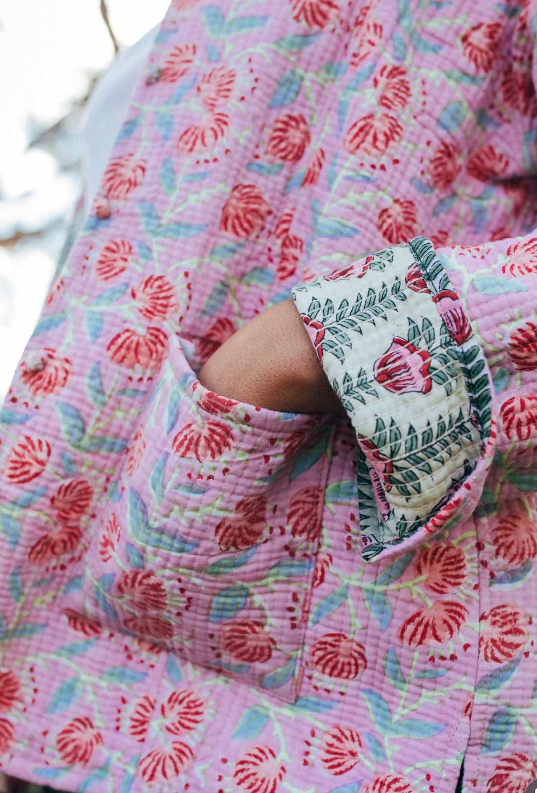 Violet reversible Jacket - Rose