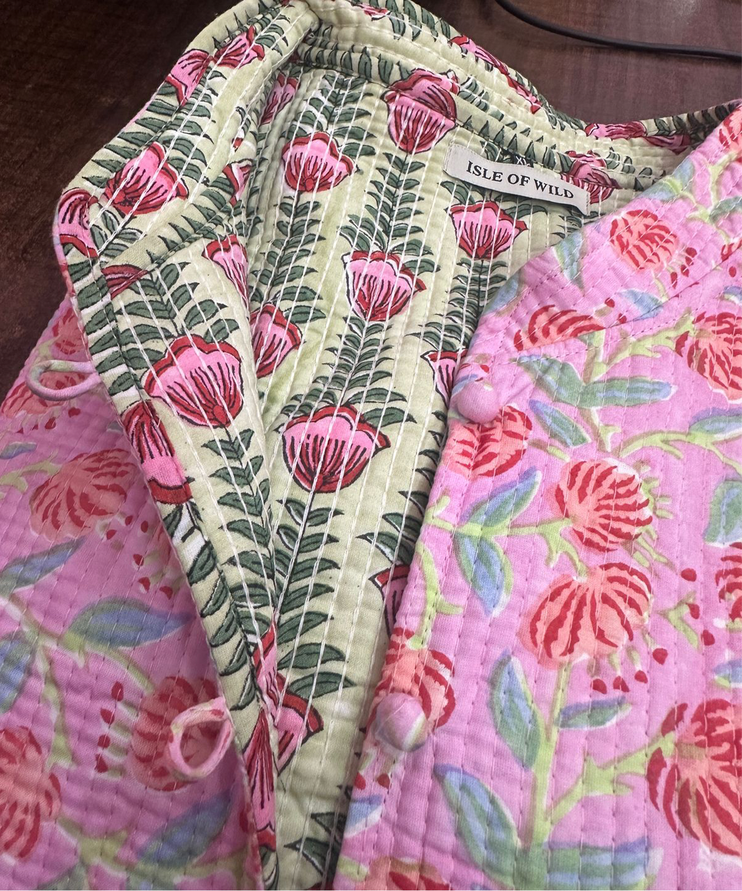 Violet reversible Jacket - Rose