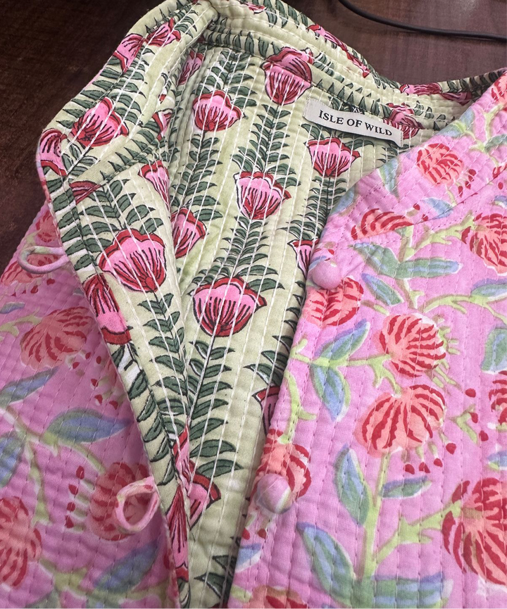 Violet reversible Jacket - Rose