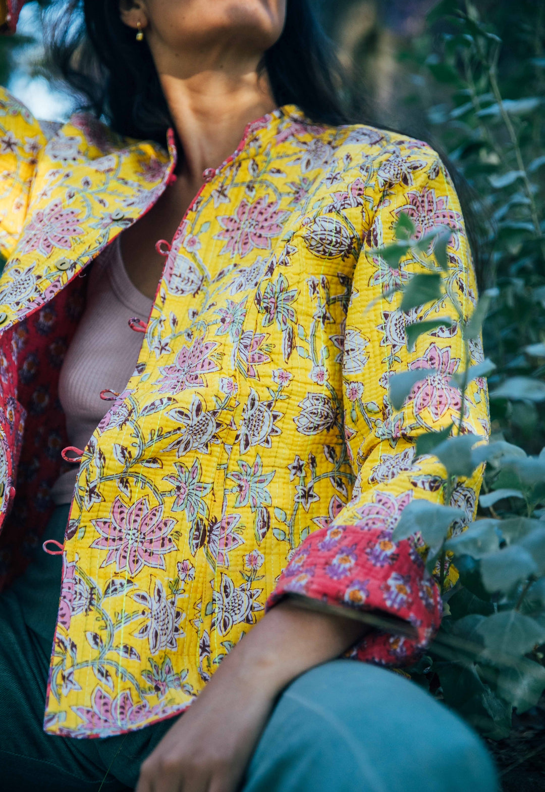 Violet reversible Jacket - Marigold