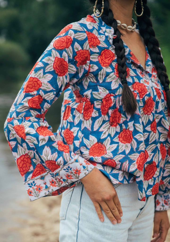 Jasmine Blouse ~ Blue