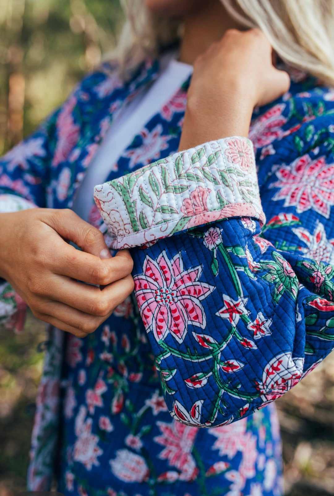 Violet reversible Jacket - Navy