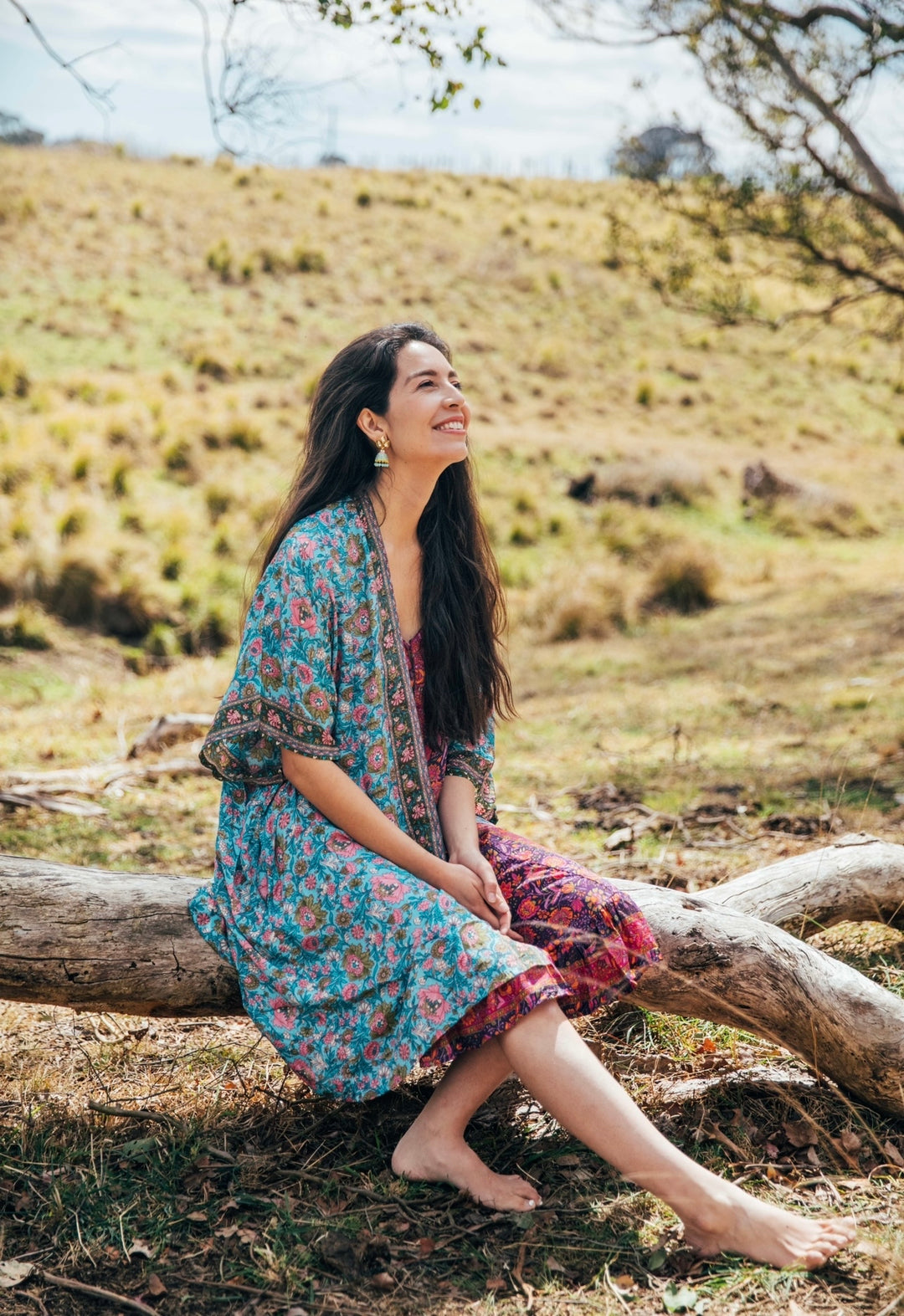 Star Dust Kimono ~ Turquoise