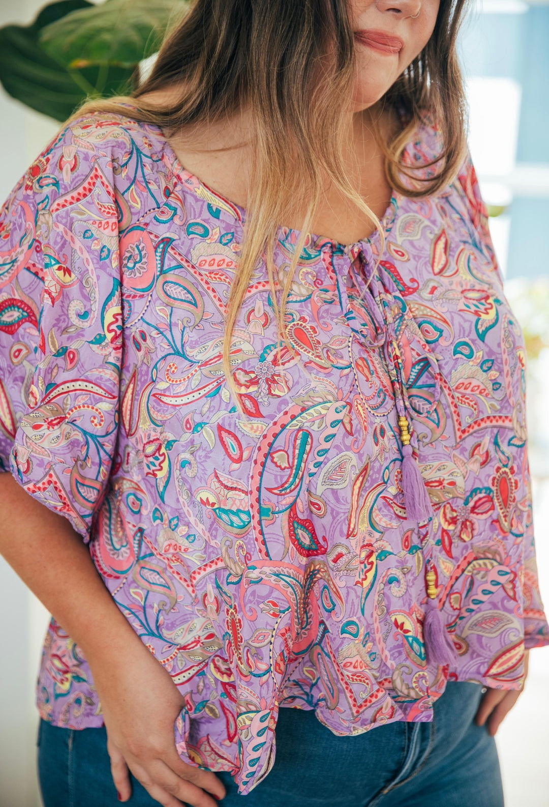 Sunflower Top ~ Lavender