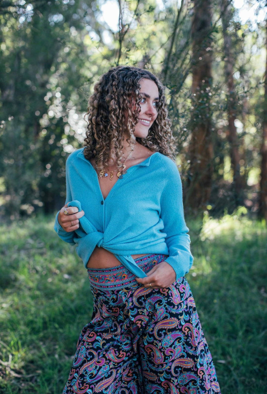 Rosa Pants ~ Noir Paisley