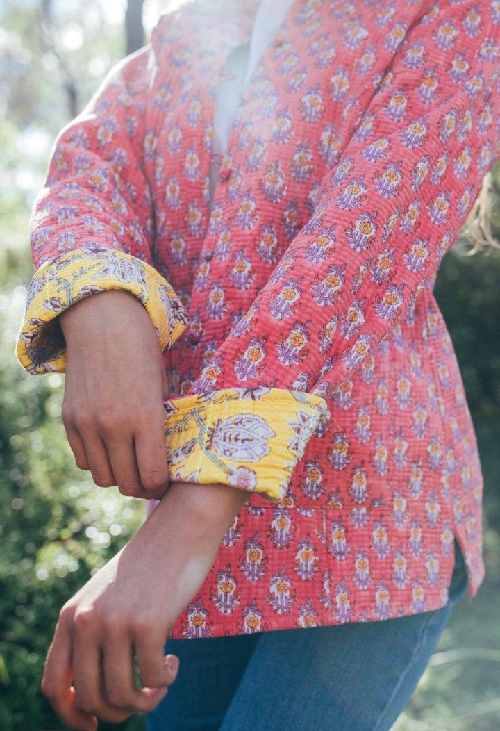 Violet reversible Jacket - Marigold