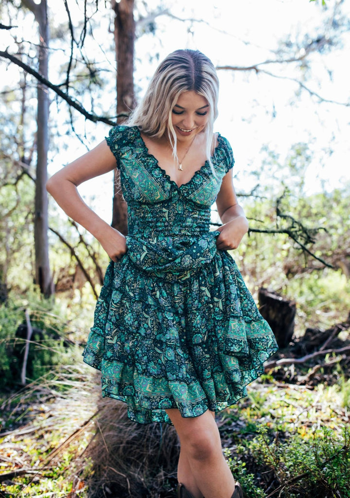 Dulcie Dress ~ Emerald