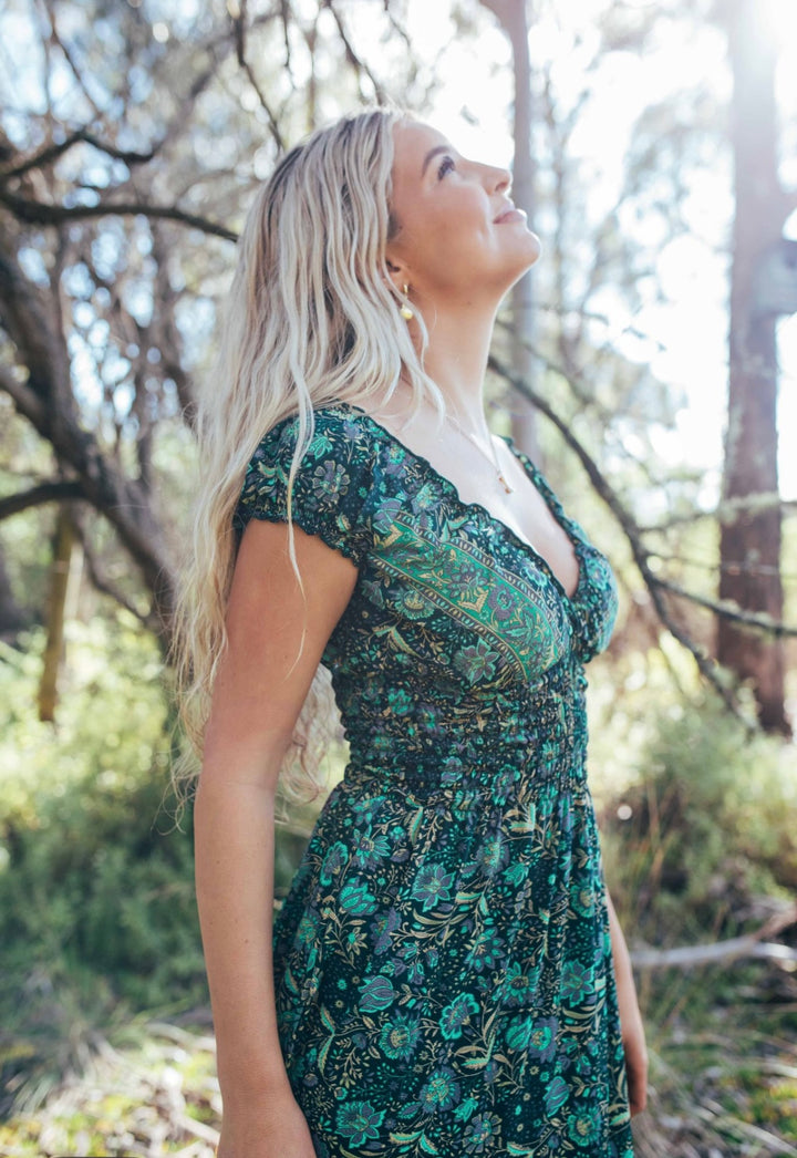 Dulcie Dress ~ Emerald