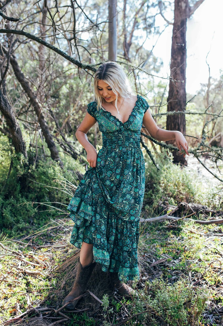 Dulcie Dress ~ Emerald