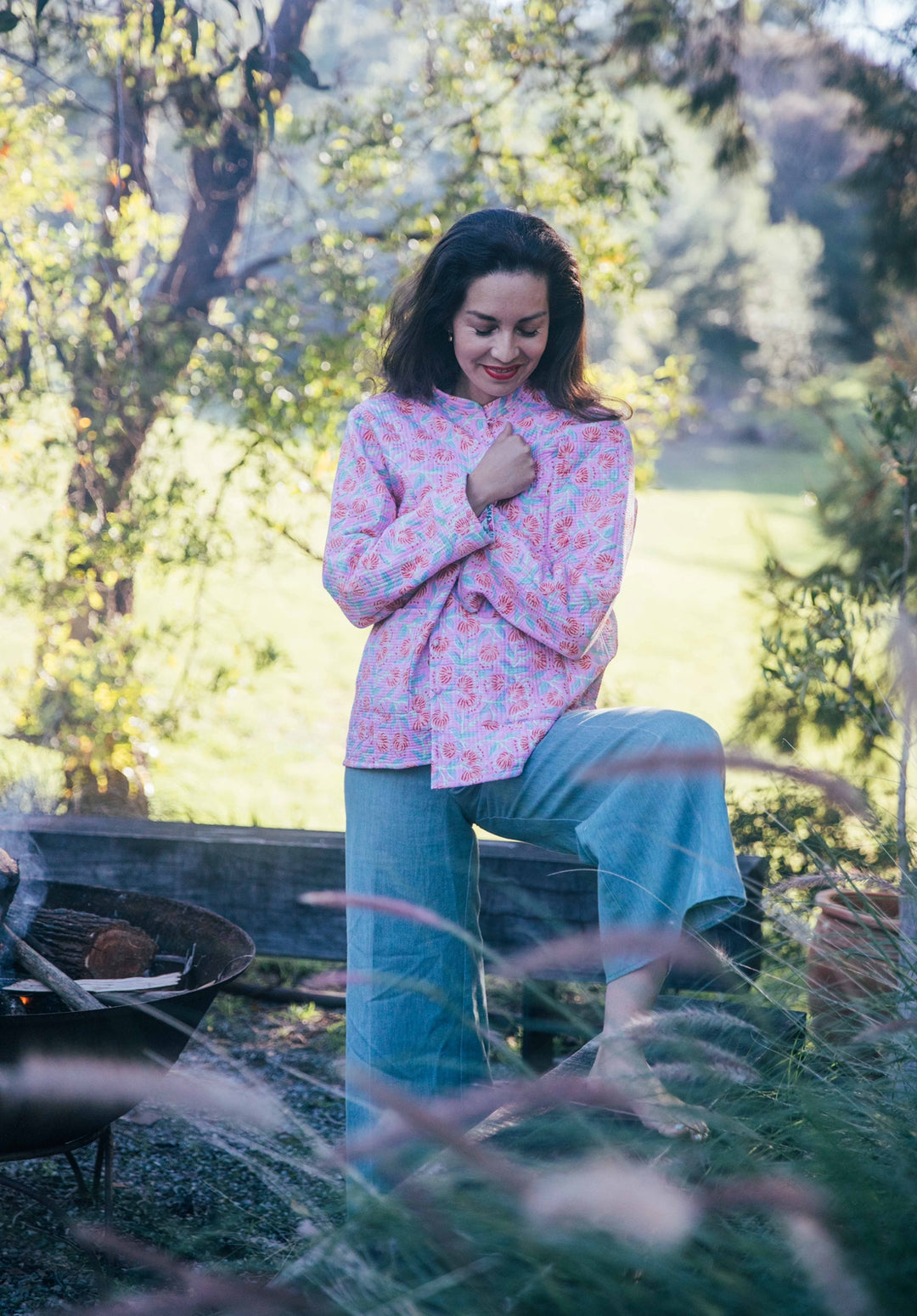 Violet reversible Jacket - Rose