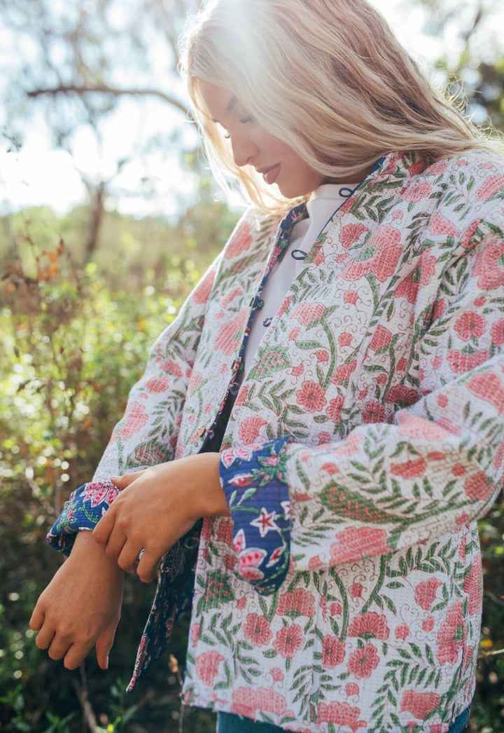 Violet reversible Jacket - Navy