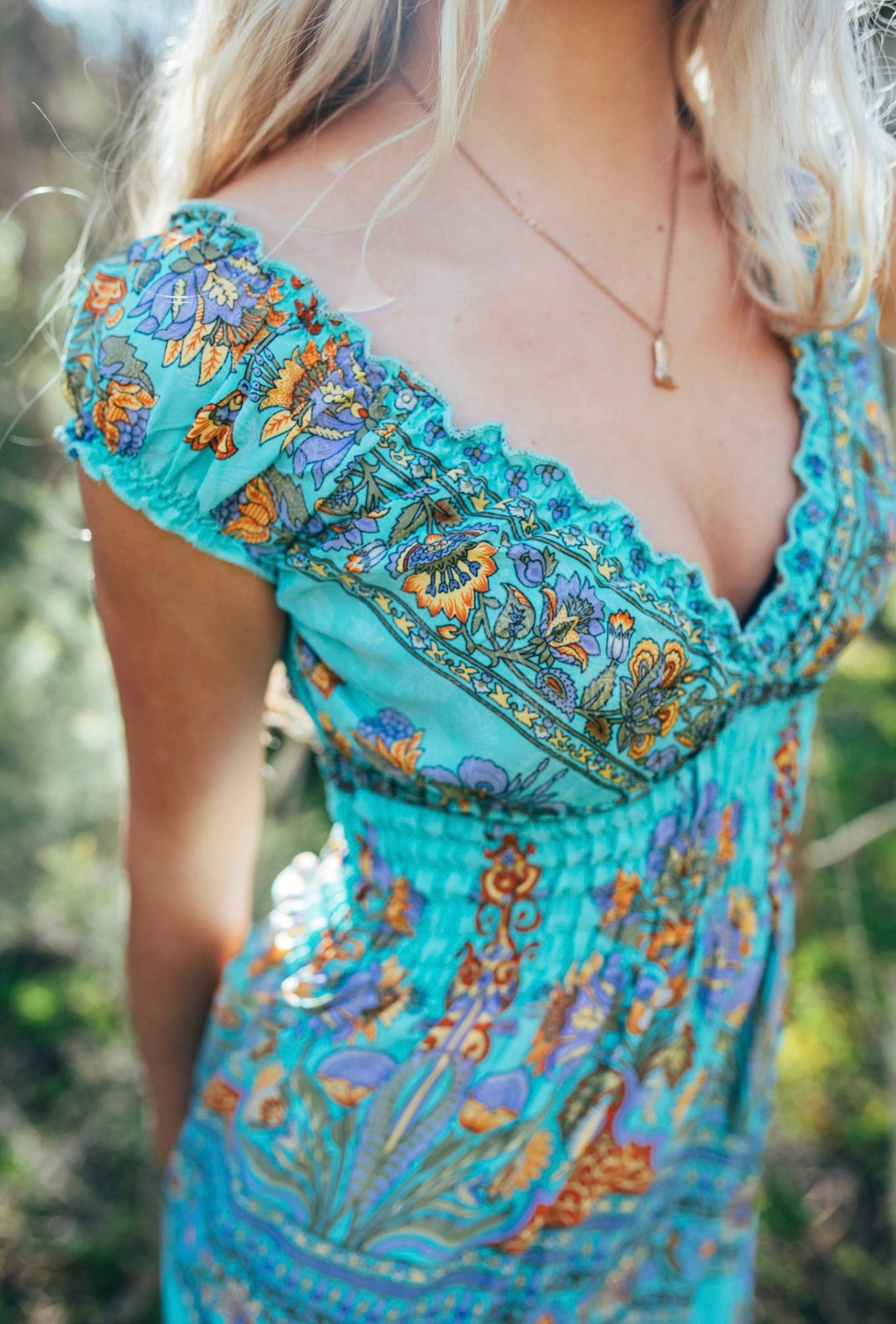 Dulcie Dress ~ Peacock