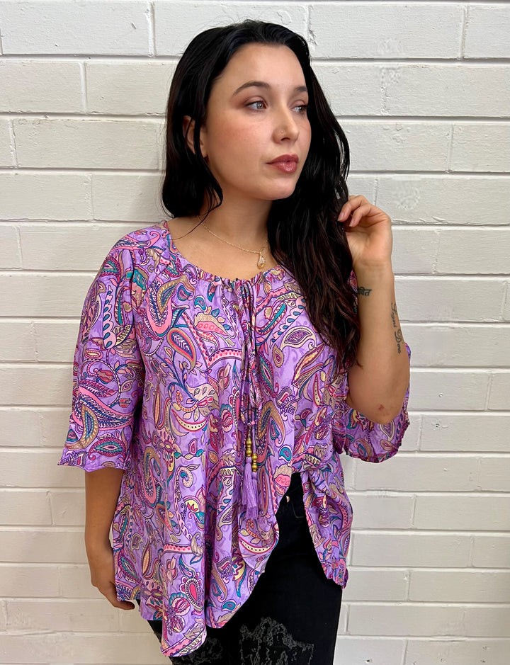 Sunflower Top ~ Lavender