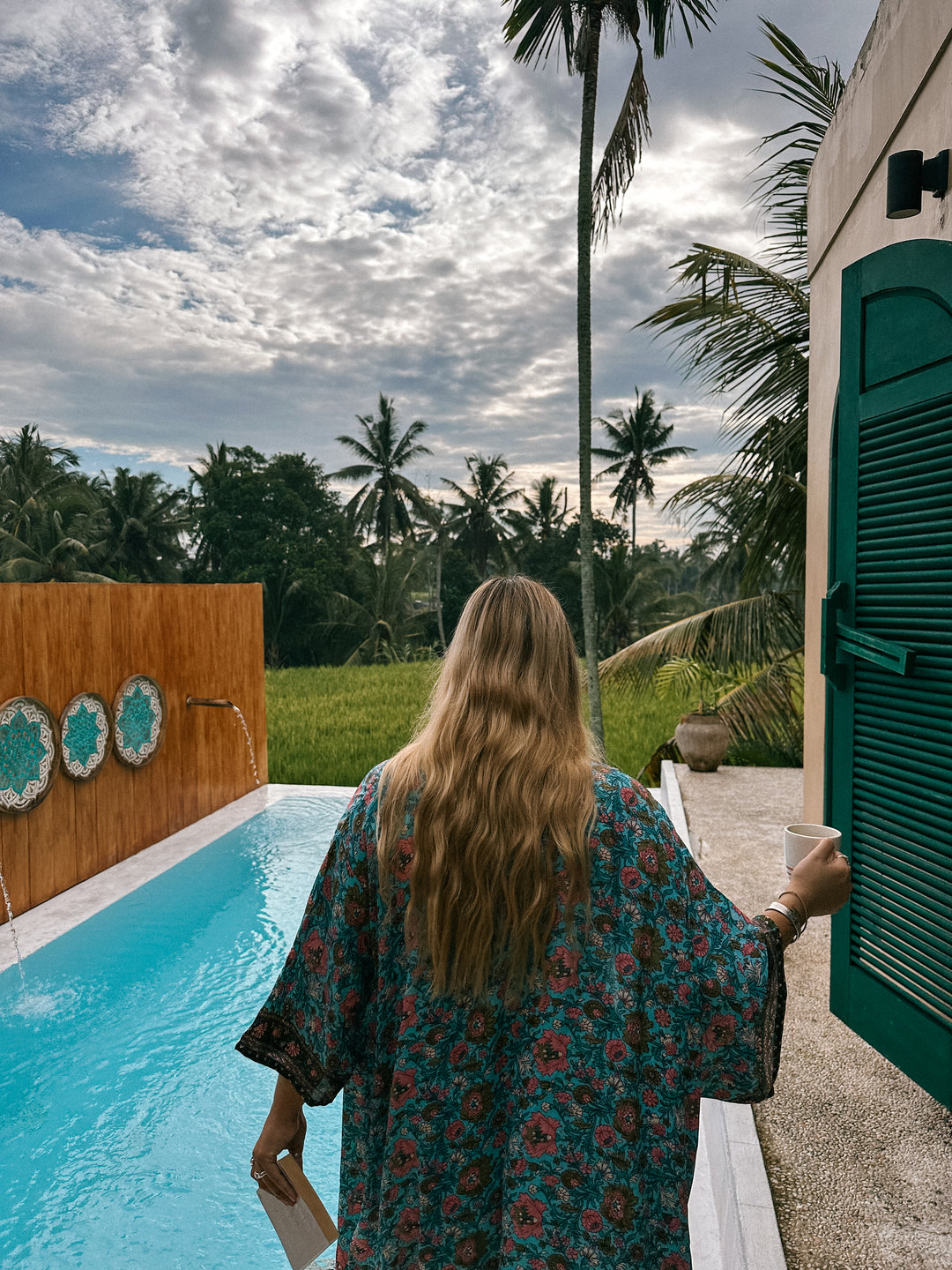 Star Dust Kimono ~ Turquoise