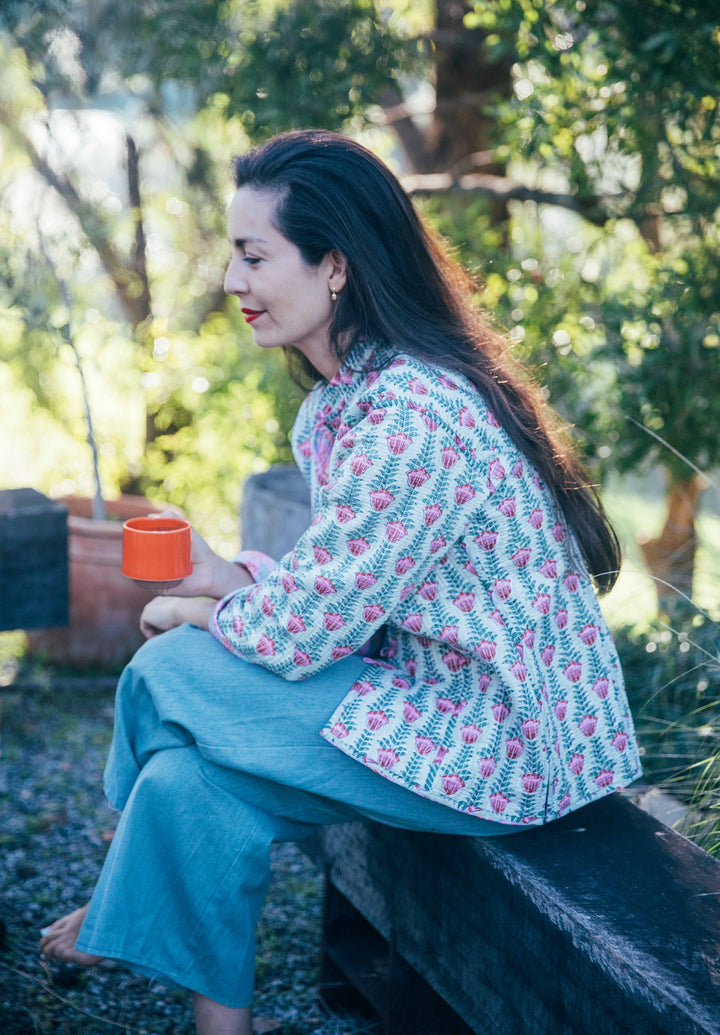 Violet reversible Jacket - Rose