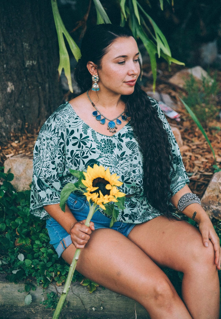 Mimi Blouse ~ Sage Green