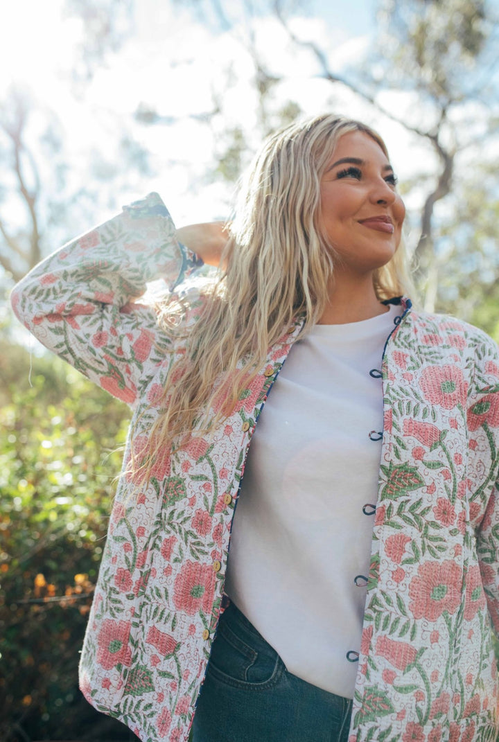 Violet reversible Jacket - Navy