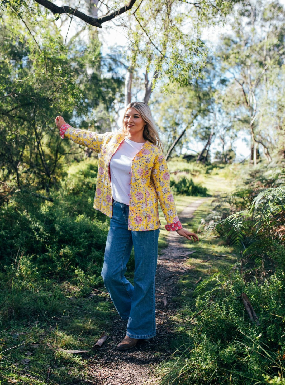 Violet reversible Jacket - Marigold