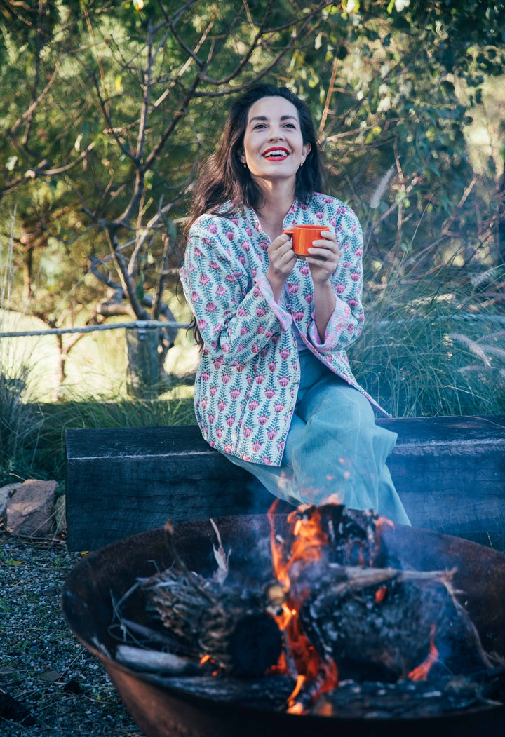 Violet reversible Jacket - Rose