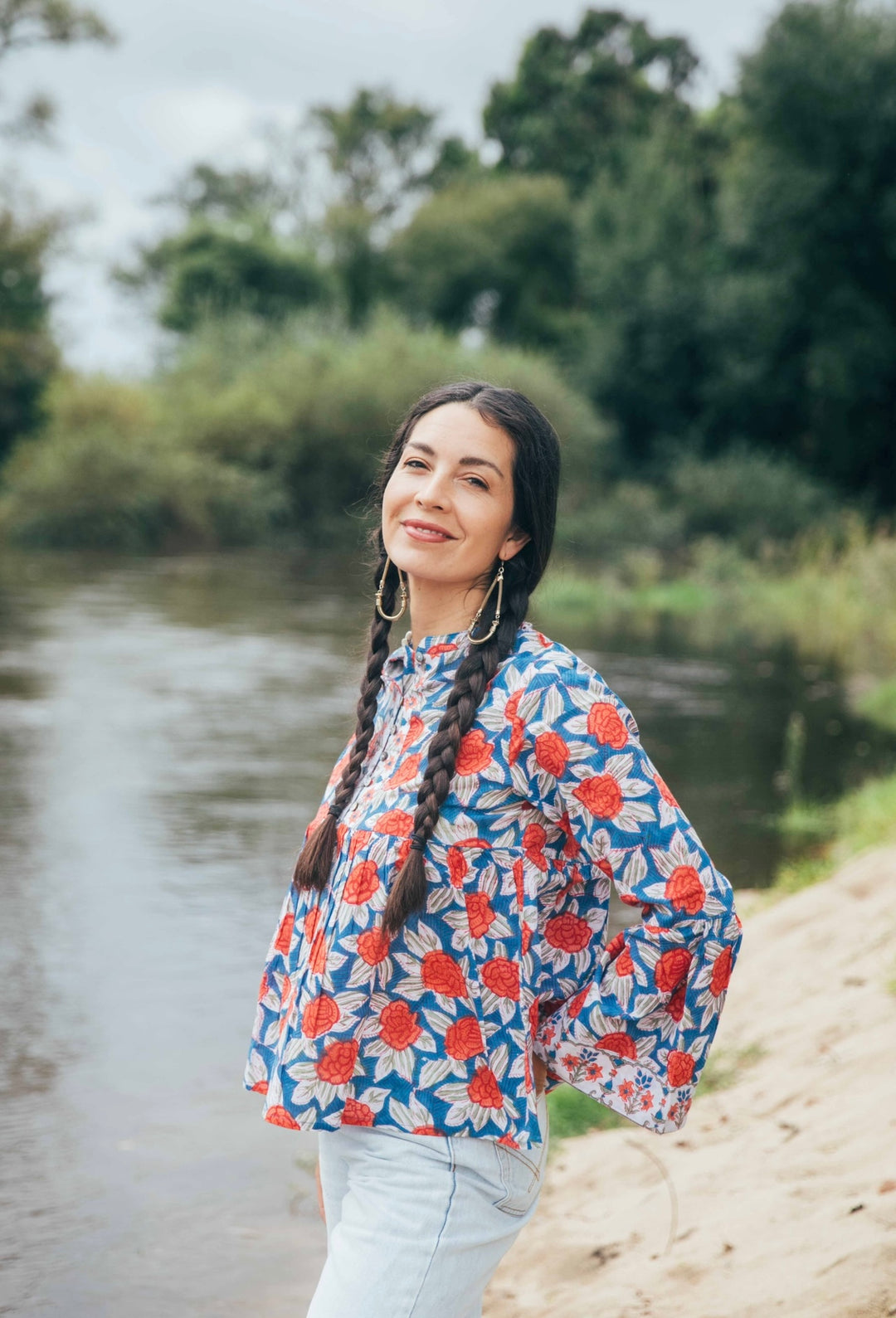 Jasmine Blouse ~ Blue