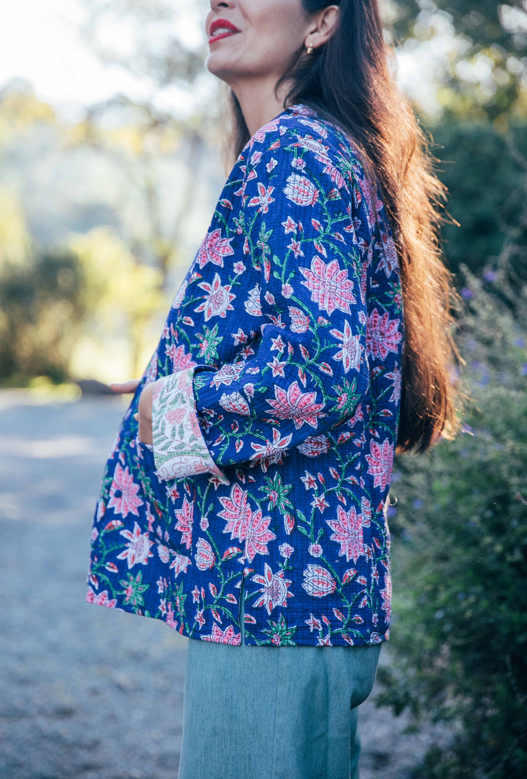 Violet reversible Jacket - Navy