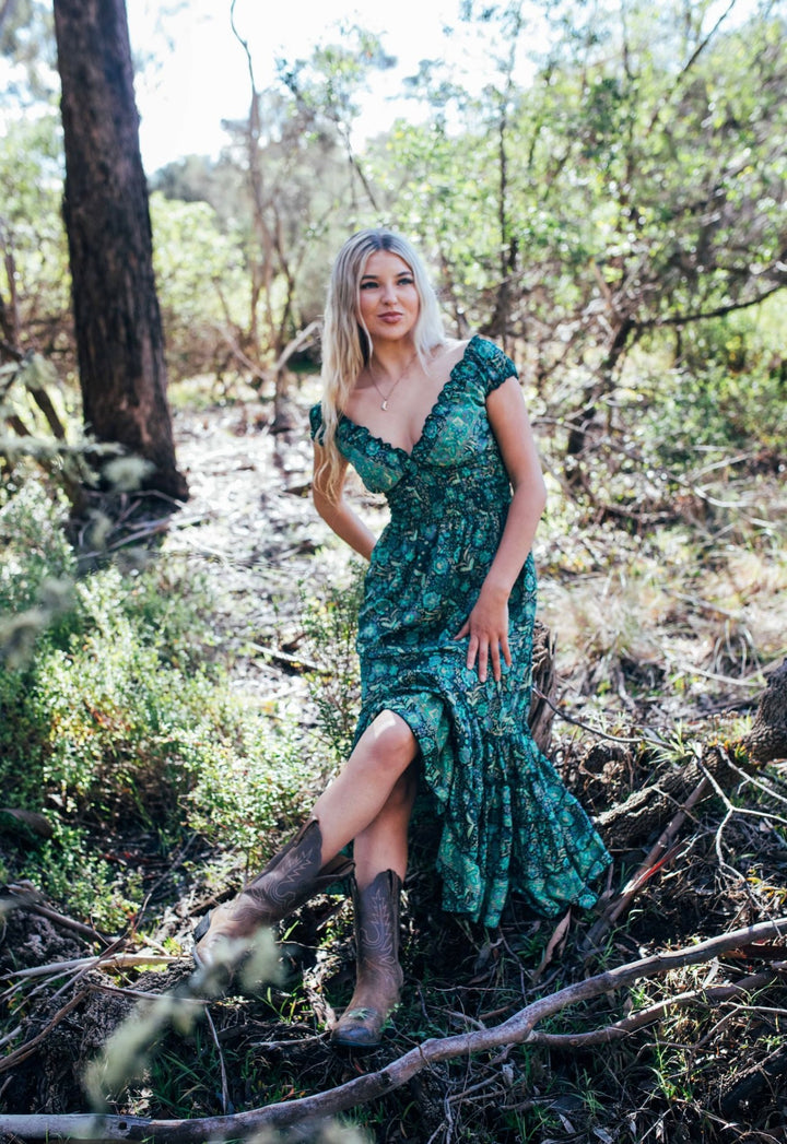 Dulcie Dress ~ Emerald