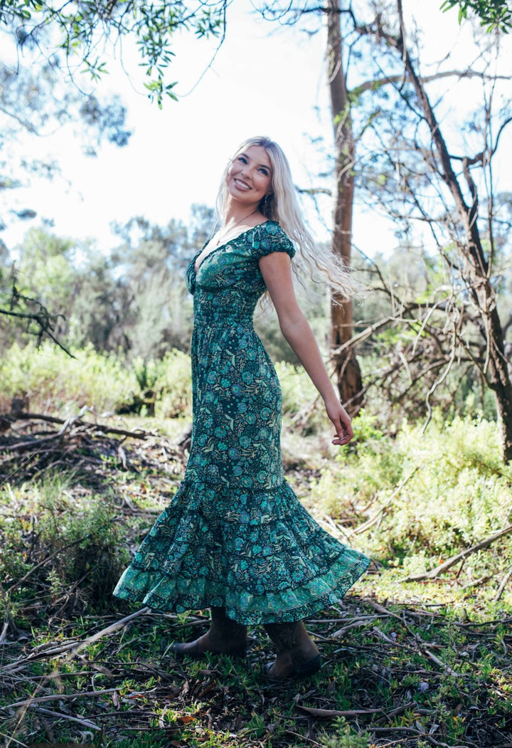 Dulcie Dress ~ Emerald