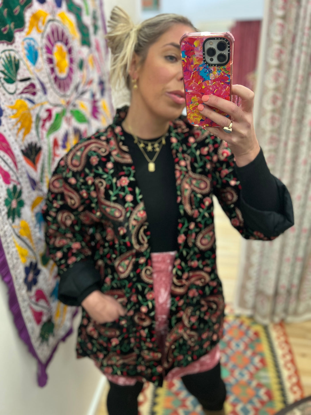 Velvet Paisley Jacket