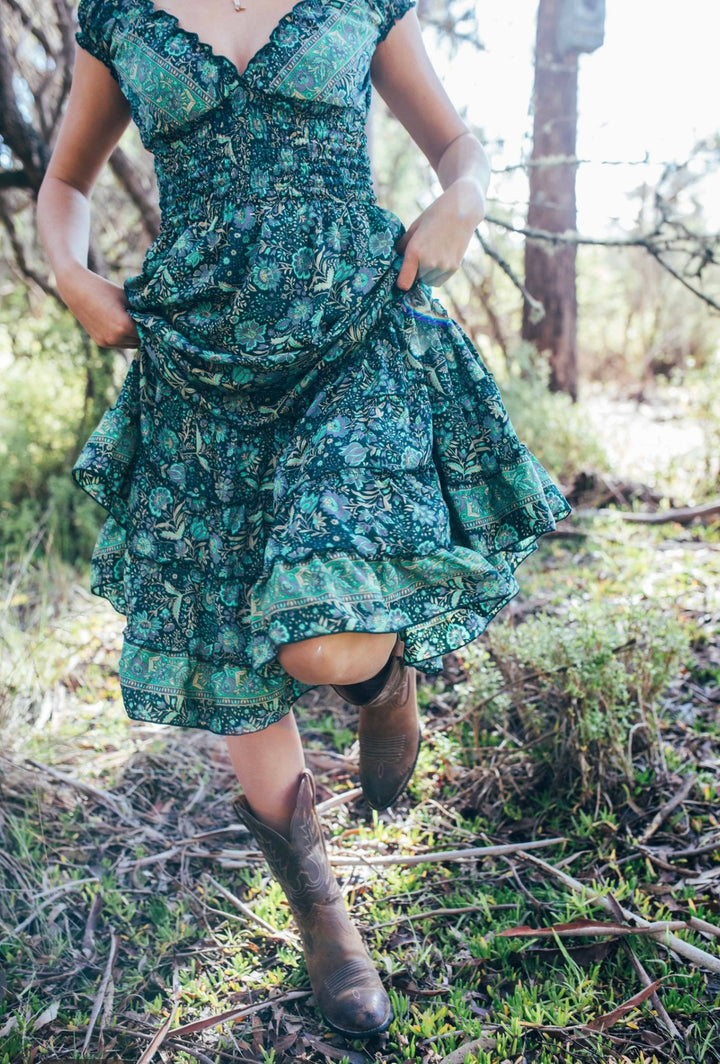 Dulcie Dress ~ Emerald