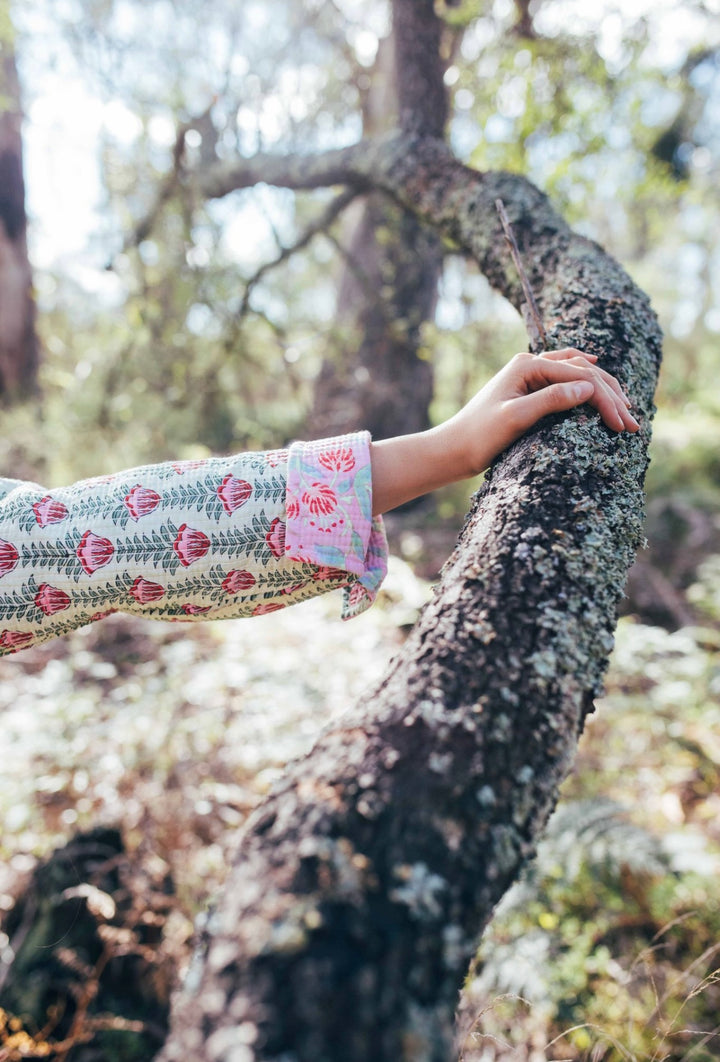 Violet reversible Jacket - Rose