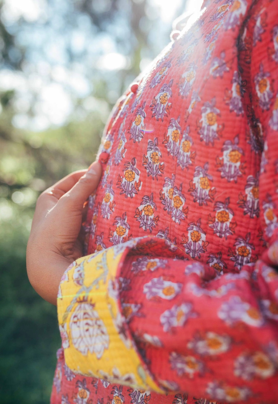 Violet reversible Jacket - Marigold