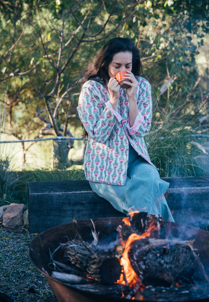 Violet reversible Jacket - Rose