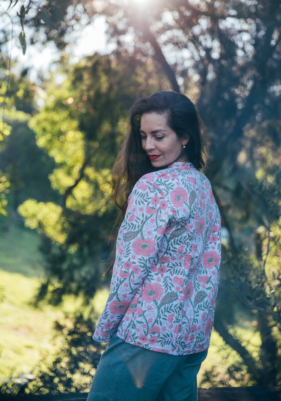 Violet reversible Jacket - Navy