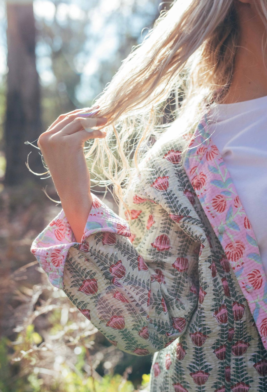 Violet reversible Jacket - Rose