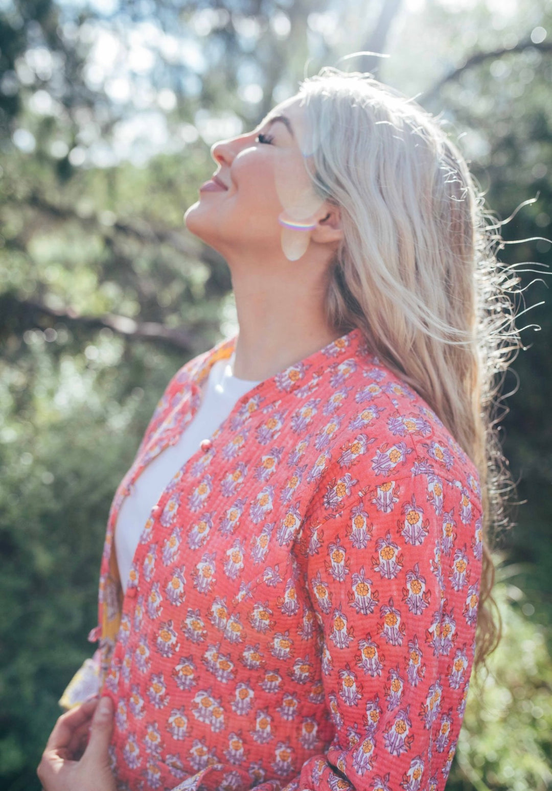 Violet reversible Jacket - Marigold