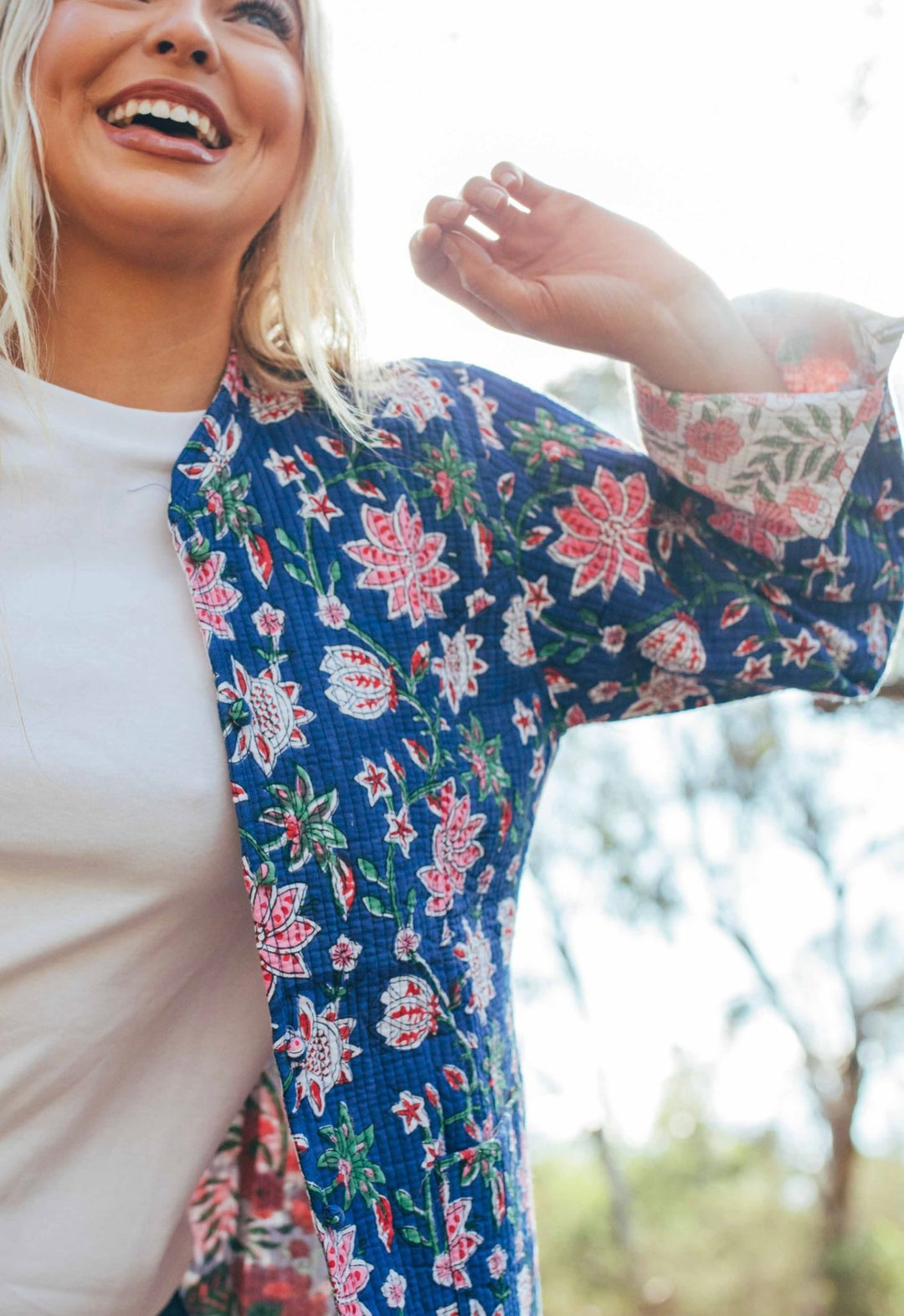 Violet reversible Jacket - Navy