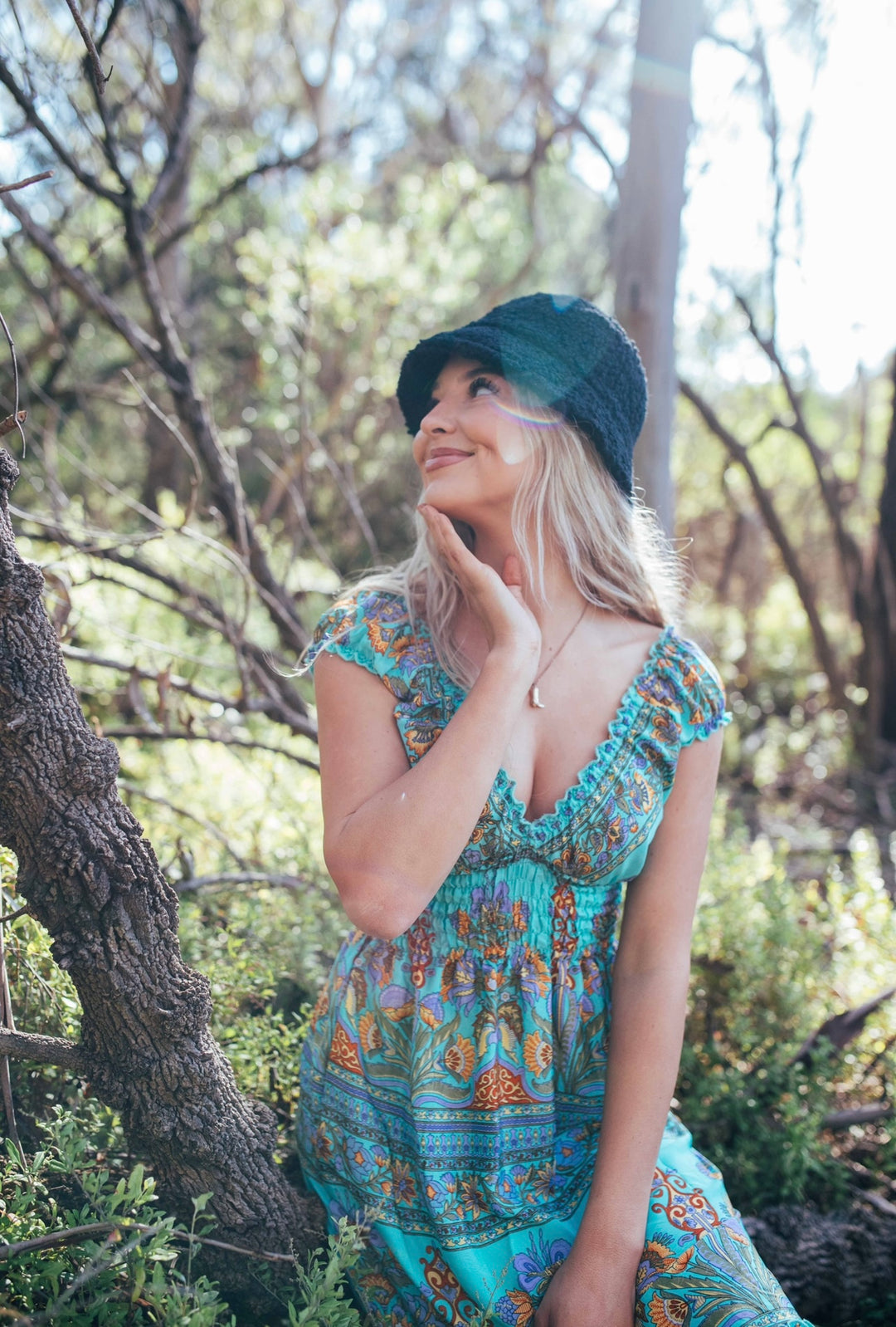 Dulcie Dress ~ Peacock