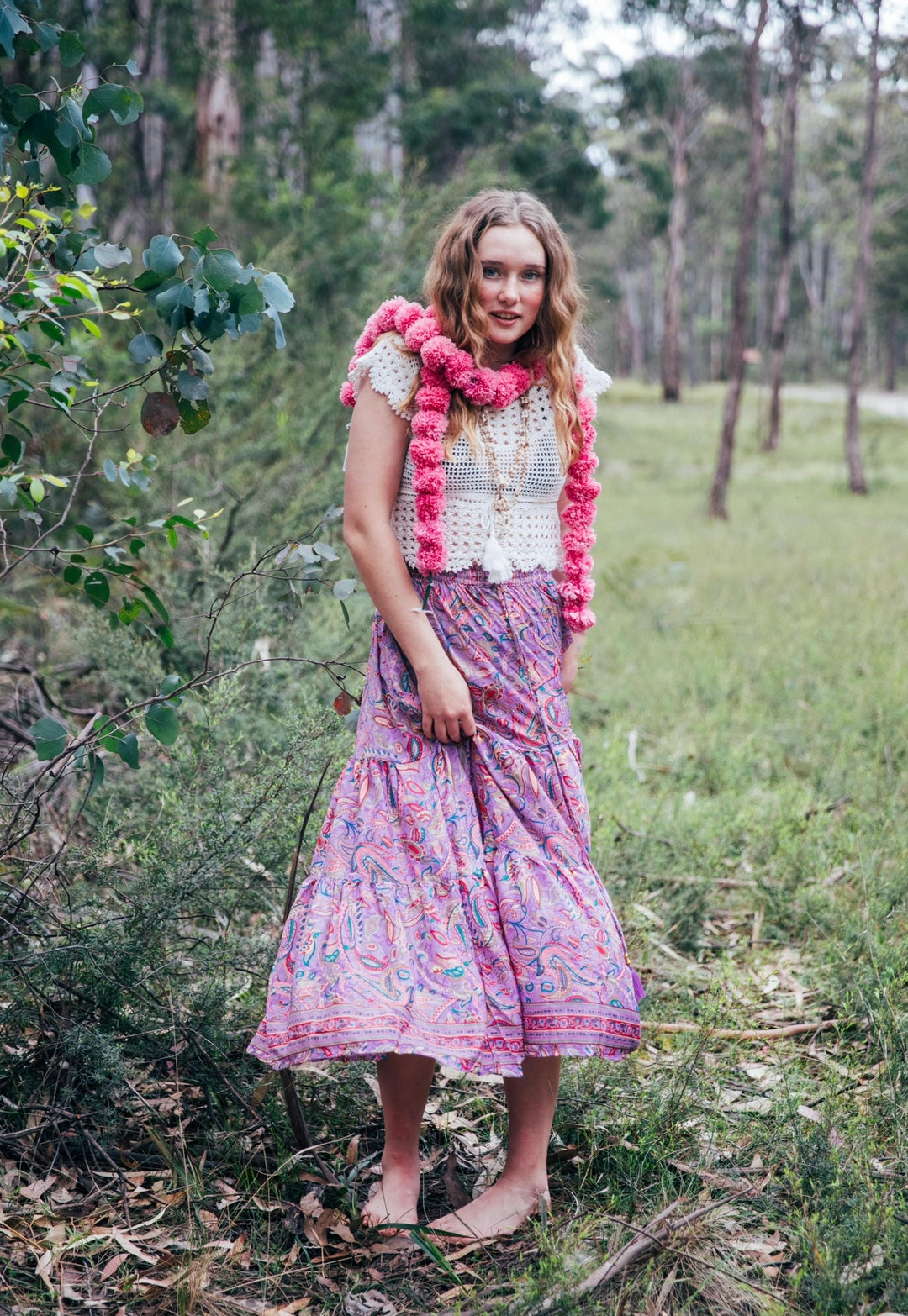 Crochet mama tank ~ Vanilla