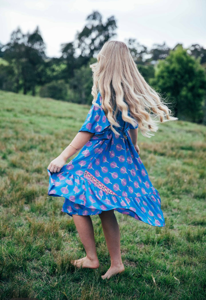 Sunflower Dress ~ Blue Bodhi