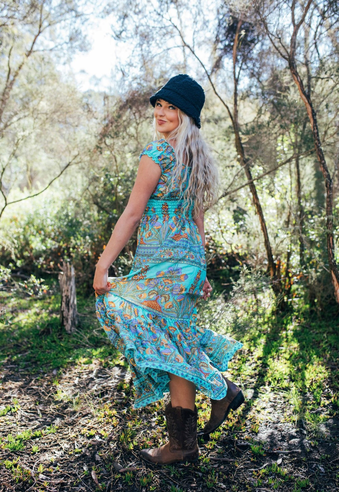 Dulcie Dress ~ Peacock