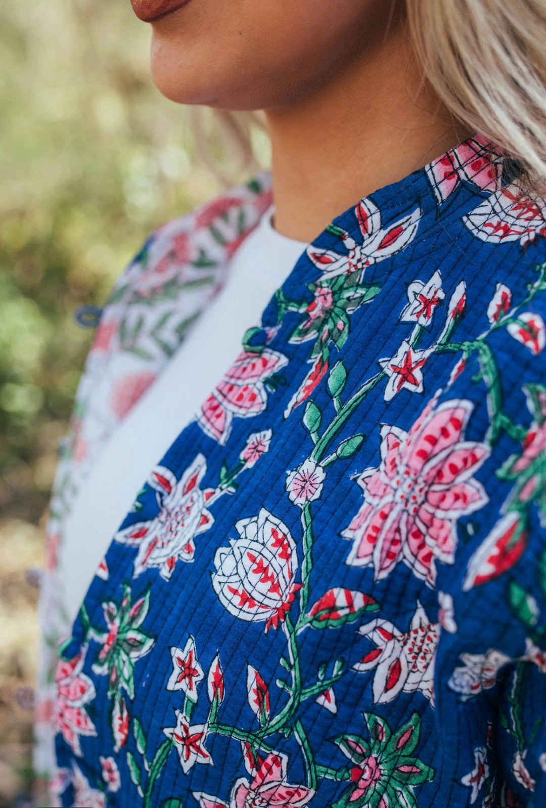 Violet reversible Jacket - Navy