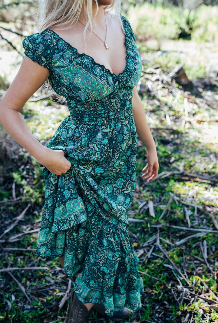 Dulcie Dress ~ Emerald