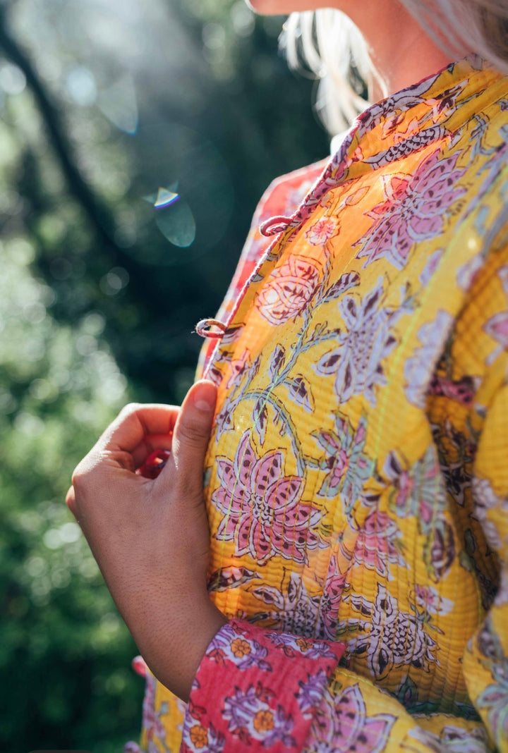 Violet reversible Jacket - Marigold