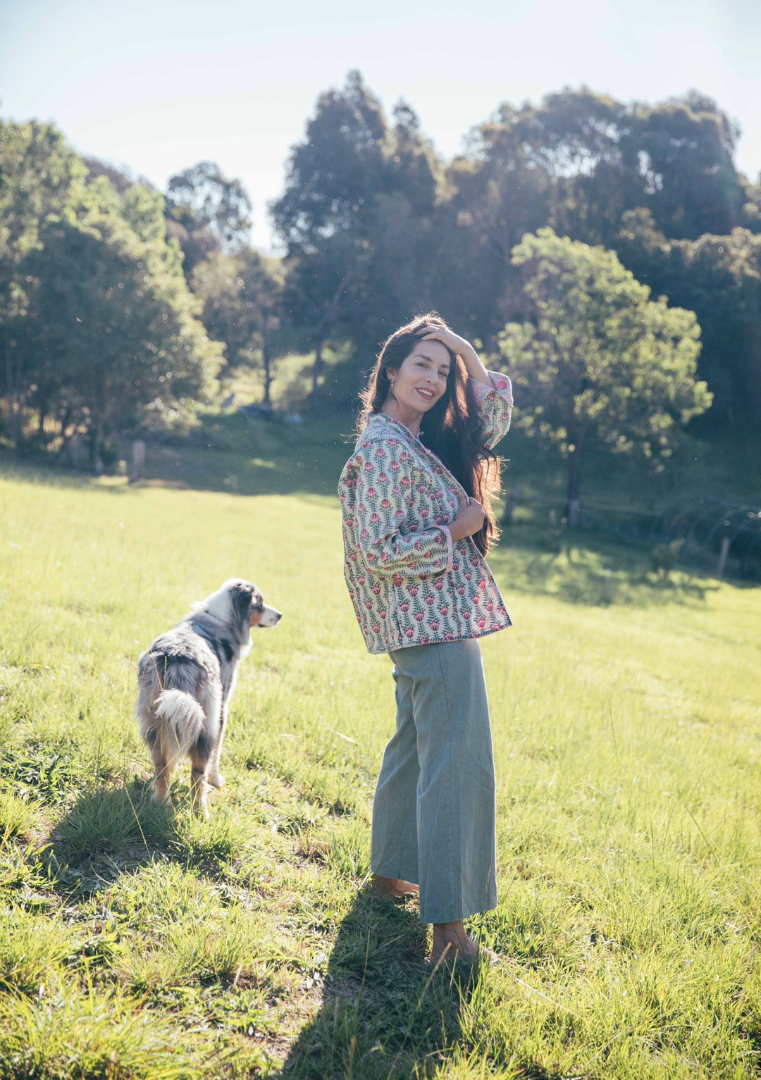 Violet reversible Jacket - Rose